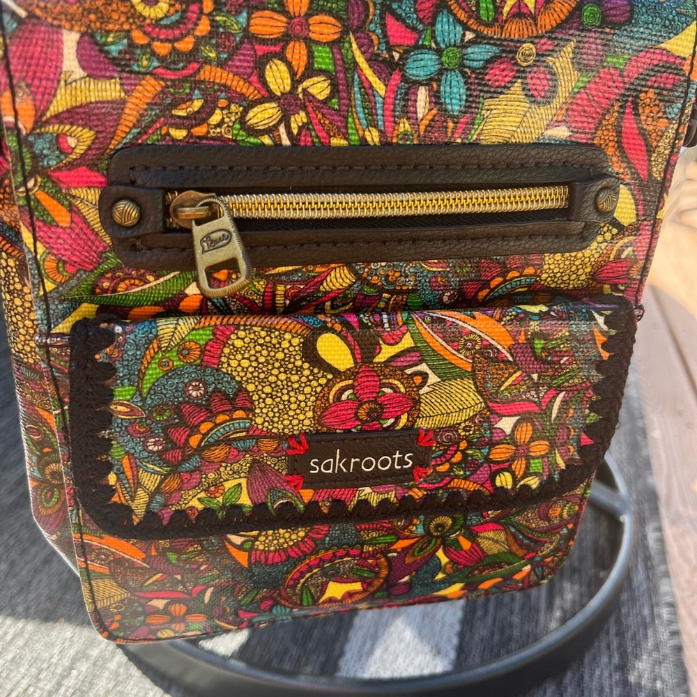 Sakroots multi colored crossbody